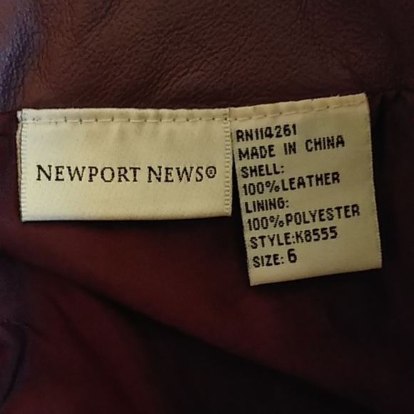 Vintage 90's Leather Skirt - Picture 5 of 5